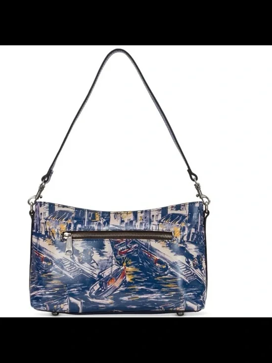 Patricia Nash betta medium leather crossbody 100% leather - Picture 3 of 6